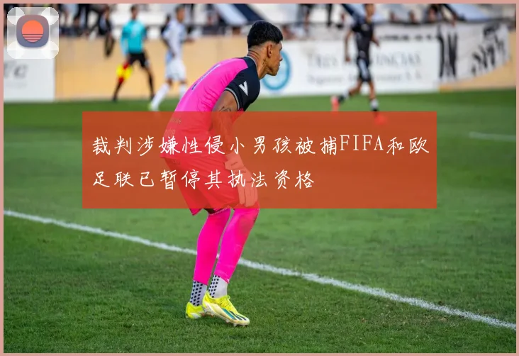 裁判涉嫌性侵小男孩被捕FIFA和欧足联已暂停其执法资格